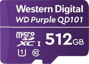 Karta WD Purple MicroSDXC 512 GB Class 10 UHS-I/U1  (WDD512G1P0C) 1