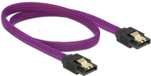 Delock SATA - SATA, 0.5m, Fioletowy (83691) 2