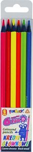 Titanum Kredki ołówkowe Fluo 6 kolorów 1