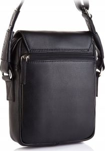 Betlewski Skórzana Torba Męska Mała Listonoszka Betlewski, Tbg-Ym-103-Black 5