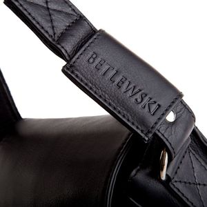 Betlewski Skórzana Torba Męska Mała Listonoszka Betlewski, Tbg-Ym-104-Black 5
