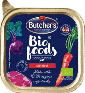Butcher’s BIO Foods - Karma dla psa z wołowiną - tacka 150 g 1