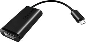 Kabel USB Icy Box microUSB na HDMI Czarny (70549) 1