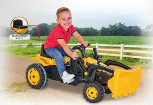 Woopie WOOPIE Ogromny Traktor Na Pedały Spychacz Żółty 3