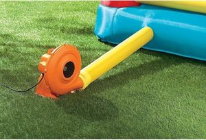 Little Tikes Little Tikes Dmuchany Wodny Plac zabaw Slam n Curve Slide z zakrzywioną zjeżdżalnią i wspinaczką 5