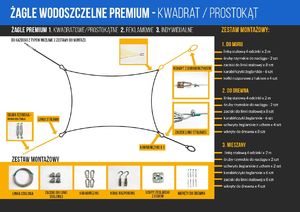SunShade ŻAGIEL PRZECIWSŁONECZNY PREMIUM WODOSZCZELNY 3X4 13
