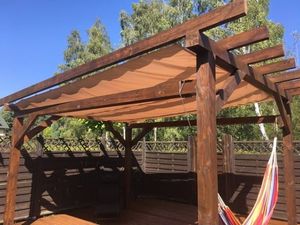 SunShade Żagiel wodoszczelny rozsuwany 2,5x5 - Szary 6