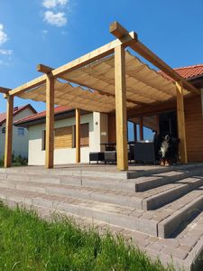 SunShade ŻAGIEL PRZECIWSŁONECZNY PREMIUM WODOSZCZELNY ROZSUWANY 3X5 9