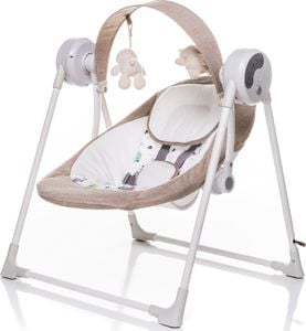 4Baby 4BABY HUŚTAWKA SWING BEIGE 1