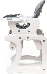 4Baby Krzesełko Do Karmienia 2W1 4Baby Fashion - Szare 4