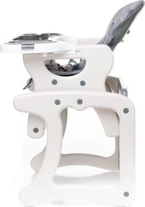 4Baby Krzesełko Do Karmienia 2W1 4Baby Fashion - Szare 5