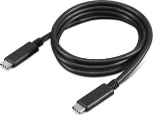Kabel USB Lenovo USB-C - USB-C 1 m Czarny (4X90U90619) 1