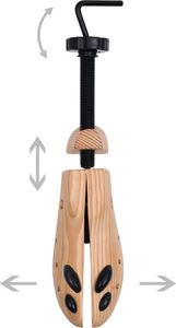 vidaXL Prawidła do butów, 2 pary, rozmiar 36-40, lite drewno sosnowe 6