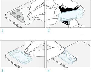 Ringke Szkło hartowane na aparat Ringke Camera Glass Samsung Galaxy Z Fold 2 [3 PACK] 11