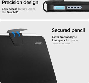 Etui na tablet Spigen Etui Spigen Liquid Air Folio Apple iPad Air 4 2020 Black 15