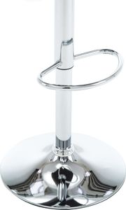 vidaXL Stołki barowe, 2 szt., brązowe, sztuczna skóra 8