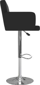 vidaXL Stołki barowe, 2 szt., czarne, sztuczna skóra 4