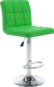 vidaXL Stołki barowe, 2 szt., zielone, sztuczna skóra 2