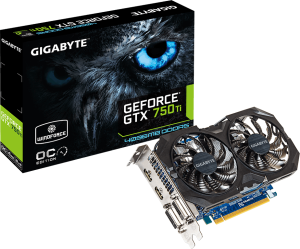 Karta graficzna Gigabyte GeForce GTX 750Ti 4GB GDDR5 (128 bit) 2x HDMI, 2x DVI, BOX (GV-N75TWF2OC-4GI) 1