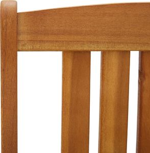 vidaXL Krzesła reżyserskie, 4 szt., lite drewno akacjowe 5