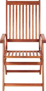 vidaXL Składane krzesła ogrodowe, 3 szt., lite drewno akacjowe 3