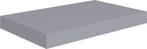 vidaXL Półka ścienna, szara, 40 x 23 x 3,8 cm, MDF 2