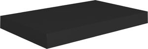 vidaXL Półki ścienne, 2 szt., czarne, 40x23x3,8 cm, MDF 4