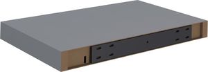 vidaXL Półki ścienne, 4 szt., szare, 40x23x3,8 cm, MDF 7
