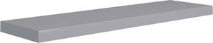vidaXL Półki ścienne, 4 szt., szare, 90x23,5x3,8 cm, MDF 4
