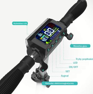 Hulajnoga elektryczna OiO RT1 czarna 6