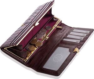 Betlewski Portfel damski Retro BPD-BA-100 czarny uniwersalny 4