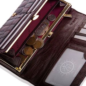 Betlewski Portfel damski Retro BPD-BA-100 czarny uniwersalny 5