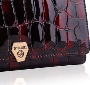 Betlewski Portfel damski Retro BPD-BA-100 czarny uniwersalny 10