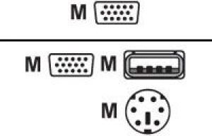 LevelOne Kable KVM, 5m, Biały (ACC-2103) 2