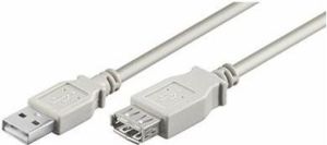 Kabel USB Mcab USB-A (M/F) / 2.0 5m Szary (7000985) 1