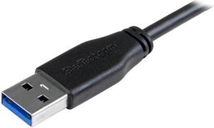 Kabel USB StarTech USB-A - micro-B 1 m Czarny (USB3AU1MLS) 4