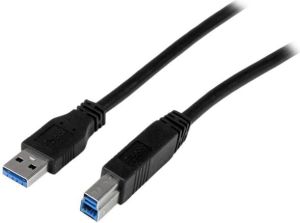 Kabel USB StarTech USB-A - USB-B 2 m Czarny (USB3CAB2M) 1