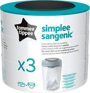 Sangenic Kosz na pieluchy Sangenic Simplee z wkładami uniwersalny 3