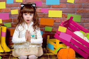 Karteczki elektrostatyczne, suchościeralne na notatki, pomarańczowe, 7x5 cm 5