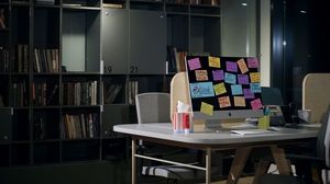 Karteczki elektrostatyczne, suchościeralne na notatki, różowe, A5 6