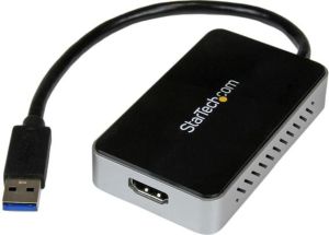 Adapter USB StarTech USB - HDMI Czarny  (USB32HDEH) 1