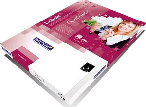 Rayfilm Samoprzylepna folia poliestrowa A4 do drukarek laserowych i kopiarek - biała / matowa / 100 arkuszy 6