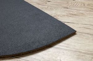 Dywany Łuszczów Wycieraczka PATIO 1099 półokrąg antypoślizgowa, zewnętrzna, wewnętrzna, na gumie - beż, 50x77 cm 2