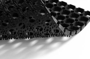 Dywany Łuszczów Wycieraczka GUMOWA AŻUROWA, 80x120 cm 3