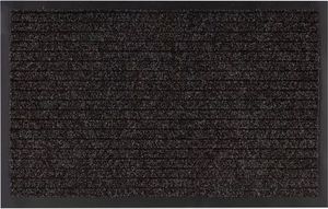 Dywany Łuszczów Wycieraczka DURA 7869 antypoślizgowa, zewnętrzna, wewnętrzna, na gumie - brąz, 50x80 cm 1