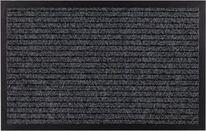 Dywany Łuszczów Wycieraczka DURA 2868 antypoślizgowa, zewnętrzna, wewnętrzna, na gumie - antracyt, 40x60 cm 1