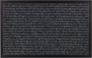 Dywany Łuszczów Wycieraczka DURA 2868 antypoślizgowa, zewnętrzna, wewnętrzna, na gumie - antracyt, 100x120 cm 1