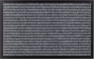 Dywany Łuszczów Wycieraczka DURA 2862 antypoślizgowa, zewnętrzna, wewnętrzna, na gumie - szary, 50x80 cm 1