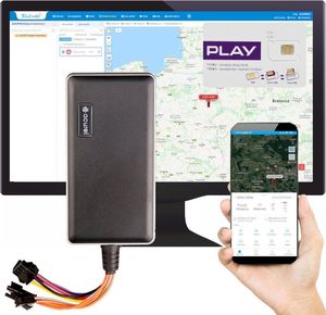 Moduł GPS Acurel Lokalizator GPS samochodowy zapłon + karta Play + Tracksolid (dożywotni) uniwersalny 1