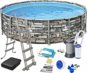 Bestway Basen ogrodowy stelażowy 488 x 122 cm 12w1 (56966) 1